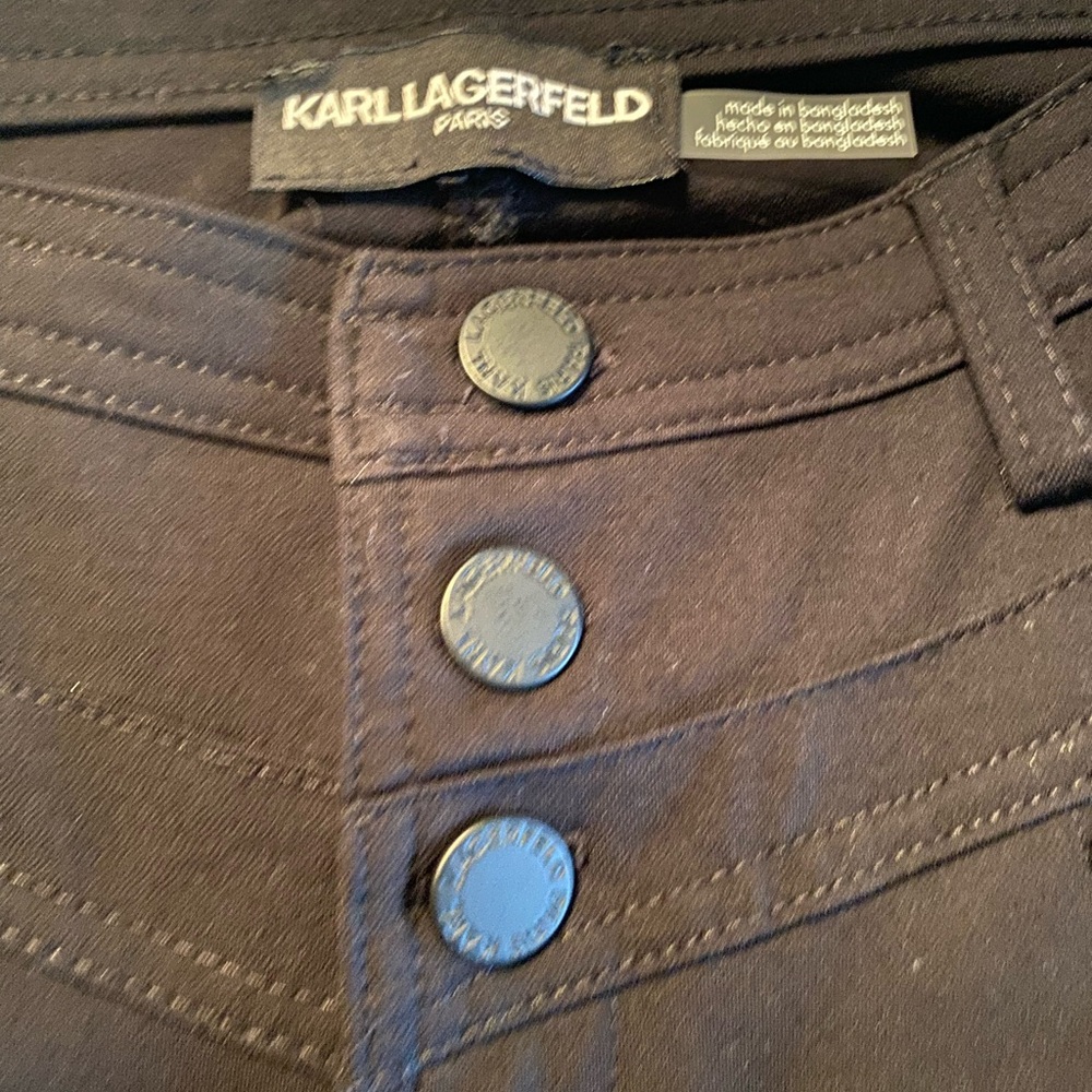 Karl Lagerfeld Elegant Black Trousers